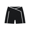 ROSULAB Women’s High Rise Color Block Yoga Shorts