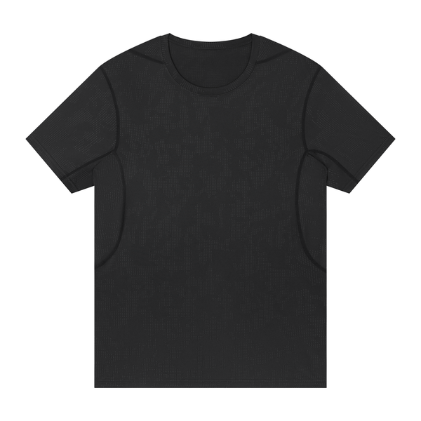 ROSULAB Men's Jacquard Slim Mesh T-Shirt