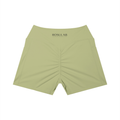 ROSULAB Women’s High Rise Pocket Scrunch Yoga Shorts