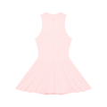 Women’s Ruched Sleeveless Full-Zip Dress