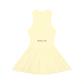 Women’s Ruched Sleeveless Full-Zip Dress